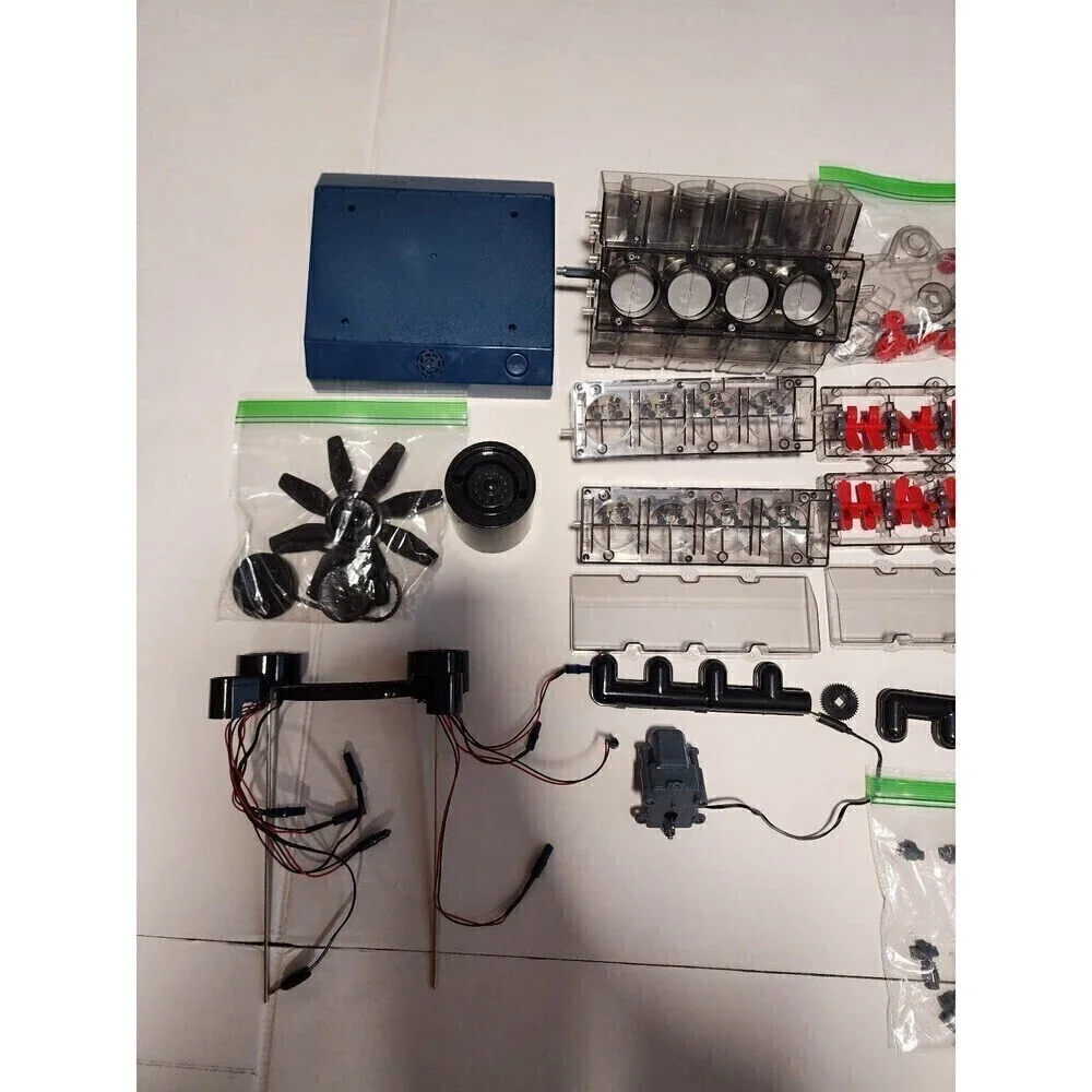 Playz V8 Combustion Engine Model Building Toy Kit